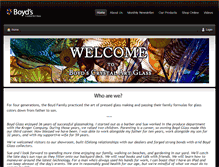 Tablet Screenshot of boydglass.net